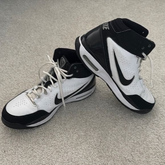 Vintage Nike Air Dream Black and White High Tops Size 11 - Picture 1 of 8